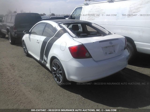 JTKDE177360137379 - 2006 TOYOTA SCION TC 白色 照片 3