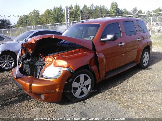 3GNDA13D47S611971 - 2007 CHEVROLET HHR LS ნარინჯისფერი ფოტო 2