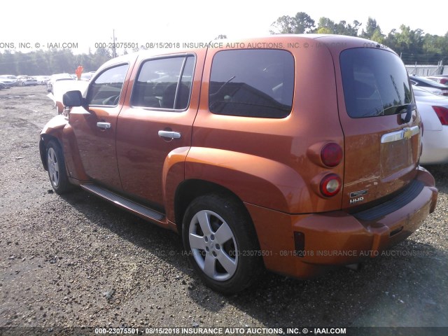 3GNDA13D47S611971 - 2007 CHEVROLET HHR LS ნარინჯისფერი ფოტო 3