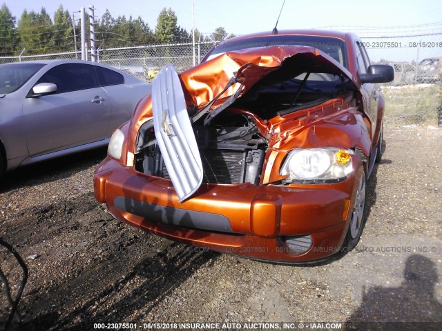 3GNDA13D47S611971 - 2007 CHEVROLET HHR LS ნარინჯისფერი ფოტო 6