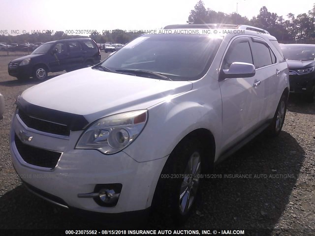 2CNFLFE59B6286011 - 2011 CHEVROLET EQUINOX LTZ WHITE photo 2