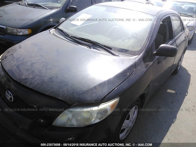 1NXBU40E99Z109462 - 2009 TOYOTA COROLLA S/LE/XLE BLACK photo 2