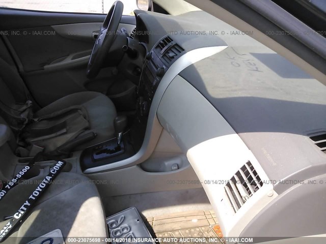 1NXBU40E99Z109462 - 2009 TOYOTA COROLLA S/LE/XLE BLACK photo 5