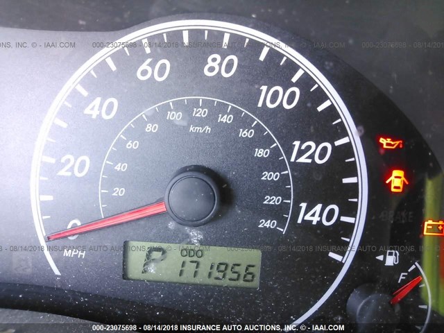 1NXBU40E99Z109462 - 2009 TOYOTA COROLLA S/LE/XLE BLACK photo 7