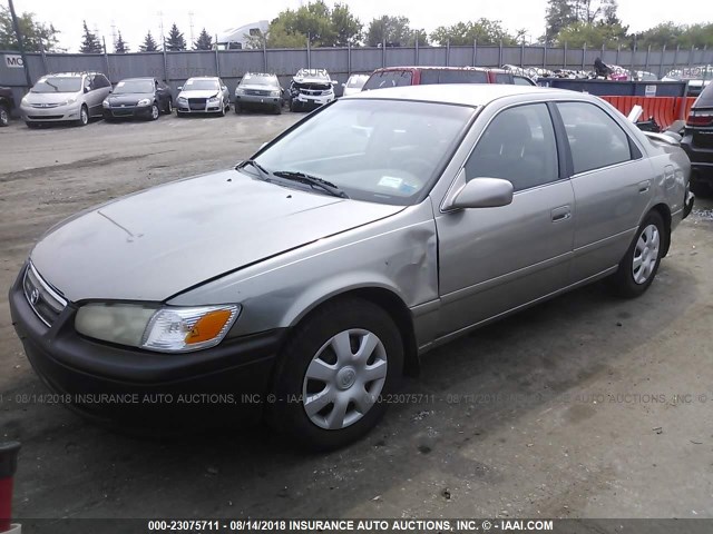 4T1BG22K91U050092 - 2001 TOYOTA CAMRY CE/LE/XLE Champagne photo 2