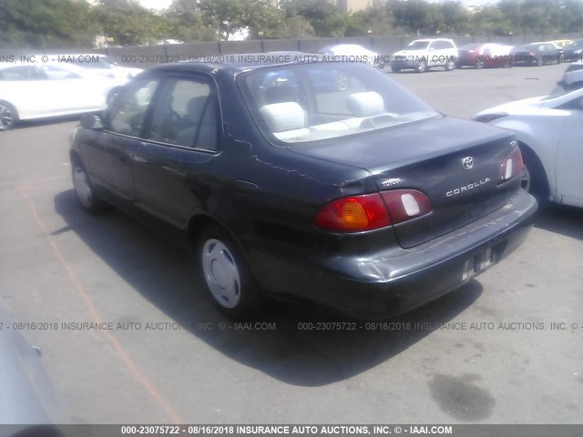 1NXBR12E4XZ206434 - 1999 TOYOTA COROLLA VE/CE/LE GREEN photo 3
