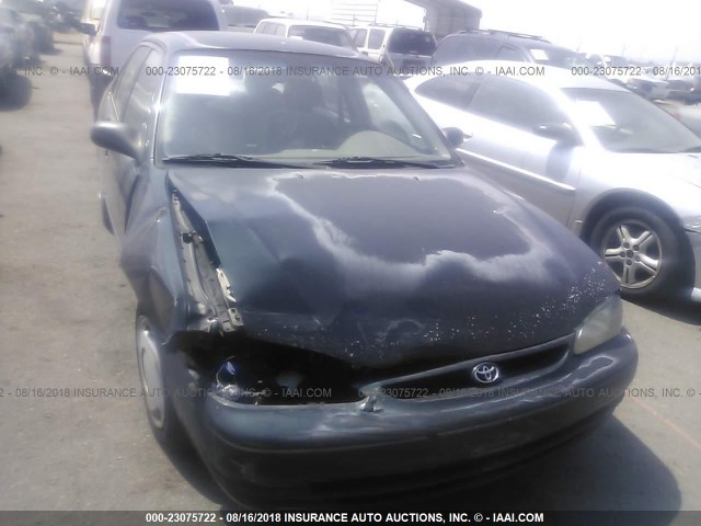 1NXBR12E4XZ206434 - 1999 TOYOTA COROLLA VE/CE/LE GREEN photo 6