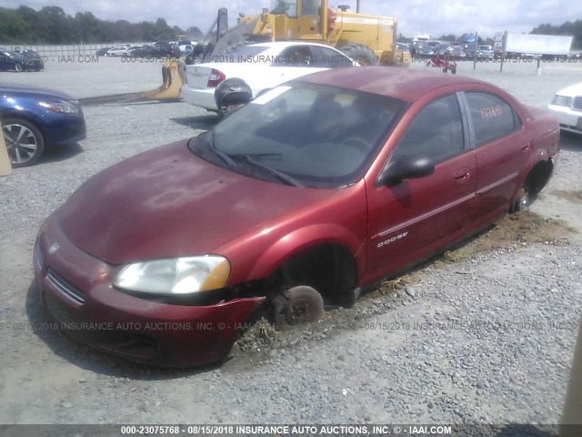 1B3EJ46X51N606625 - 2001 DODGE STRATUS SE MAROON photo 6