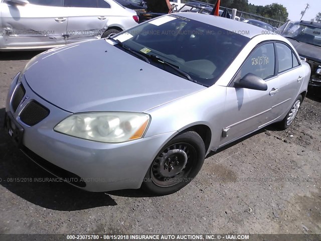 1G2ZF58B574165767 - 2007 PONTIAC G6 VALUE LEADER/BASE SILVER photo 2