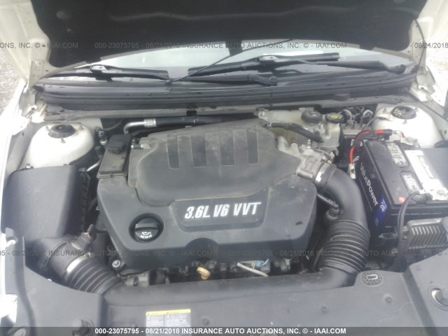 1G1ZK57798F201463 - 2008 CHEVROLET MALIBU LTZ 白色 照片 10