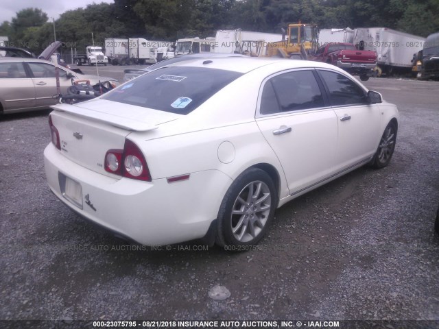 1G1ZK57798F201463 - 2008 CHEVROLET MALIBU LTZ 白色 照片 4