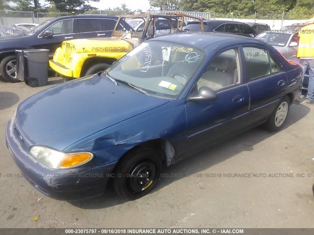 1FAFP13PXWW233710 - 1998 FORD ESCORT SE/SPORT BLUE photo 2