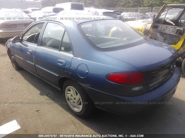 1FAFP13PXWW233710 - 1998 FORD ESCORT SE/SPORT BLUE photo 3