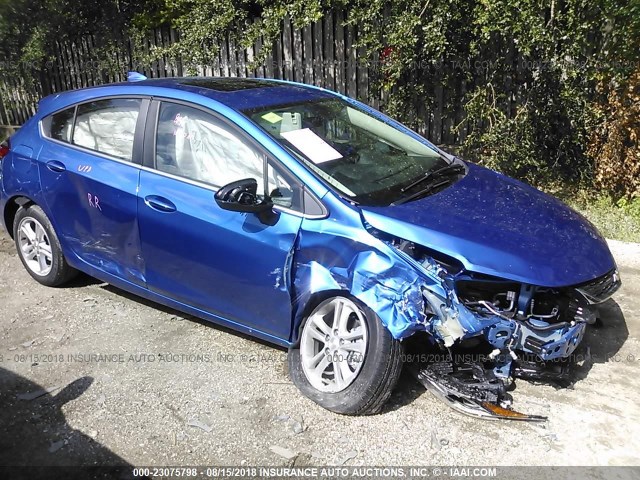 3G1BE6SM2JS535086 - 2018 CHEVROLET CRUZE LT 蓝色 照片 1