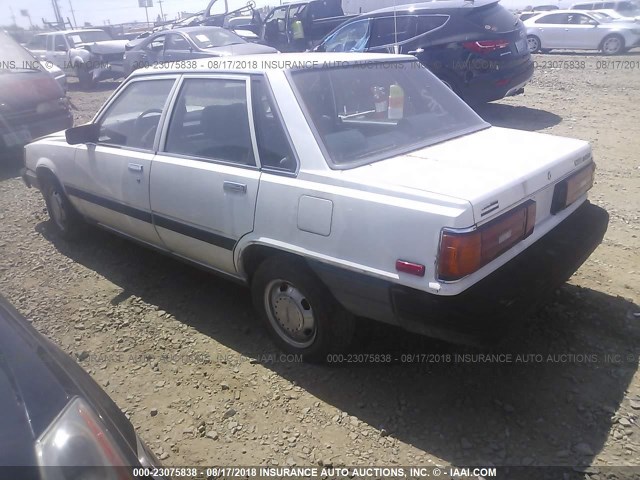 JT2SV12E7F0258347 - 1985 TOYOTA CAMRY DLX WHITE photo 3