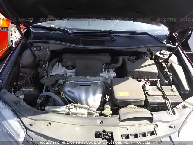 4T1BF1FK6FU916488 - 2015 TOYOTA CAMRY LE/XLE/SE/XSE 红色 照片 10