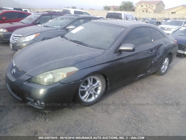 4T1CE30P08U764170 - 2008 TOYOTA CAMRY SOLARA SE/SLE/SPORT GRAY photo 2