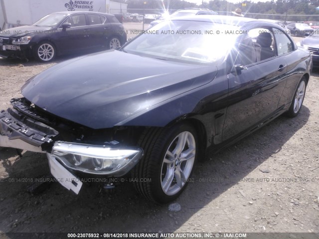 WBA3V7C50FP771859 - 2015 BMW 428 I/SULEV BLACK photo 2
