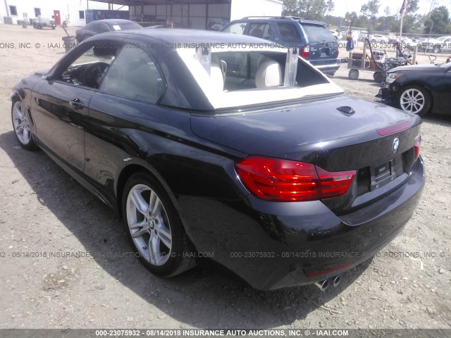 WBA3V7C50FP771859 - 2015 BMW 428 I/SULEV BLACK photo 3