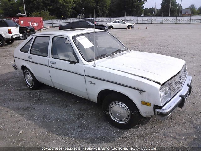 1B689AA115650 - 1980 CHEVROLET CHEVETTE WHITE photo 1