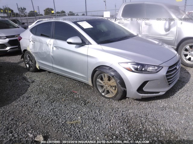 5NPD84LF9HH186640 - 2017 HYUNDAI ELANTRA SE/VALUE/LIMITED SILVER photo 1