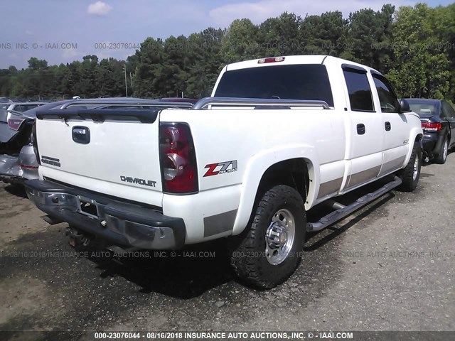 1GCGK13U83F205080 - 2003 CHEVROLET SILVERADO K1500 HEAVY DUTY WHITE photo 4