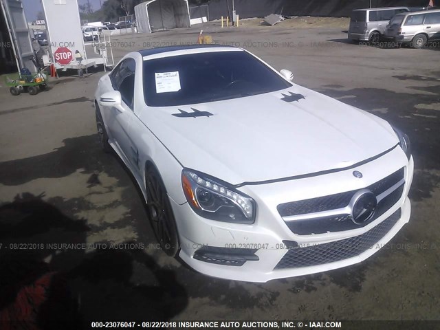 WDDJK7DAXDF017682 - 2013 MERCEDES-BENZ SL 550 WHITE photo 1