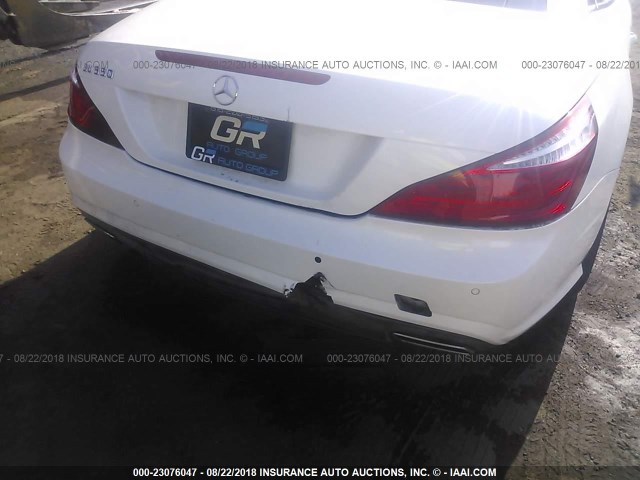 WDDJK7DAXDF017682 - 2013 MERCEDES-BENZ SL 550 WHITE photo 6