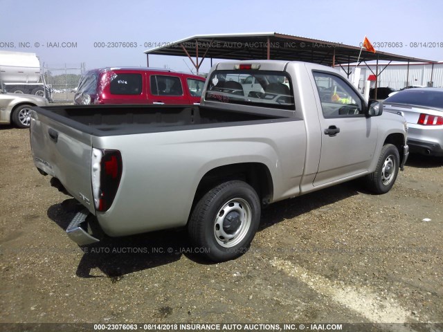 1GTCS149088118066 - 2008 GMC CANYON SILVER photo 4