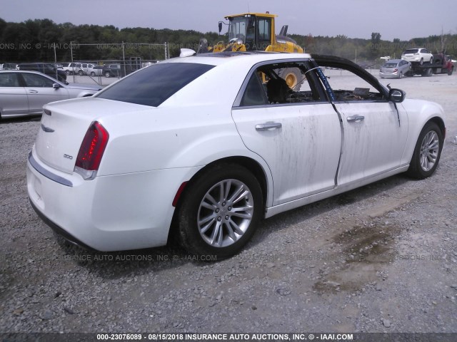 2C3CCAAGXHH552655 - 2017 CHRYSLER 300 LIMITED WHITE photo 4