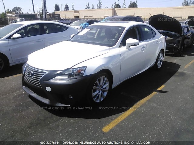 JTHBA1D20G5026715 - 2016 LEXUS IS 200T WHITE photo 2