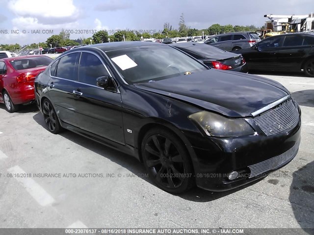 JNKAY01E66M111319 - 2006 INFINITI M35 SPORT BLACK photo 1