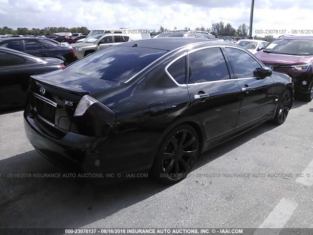 JNKAY01E66M111319 - 2006 INFINITI M35 SPORT BLACK photo 4