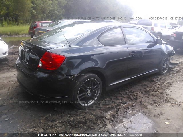 JTKDE177050027372 - 2005 TOYOTA SCION TC 黑色 照片 4