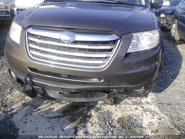 4S4WX92D984409026 - 2008 SUBARU TRIBECA LIMITED GRAY photo 6