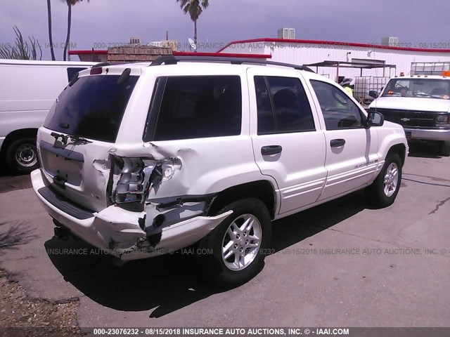 1J4GW48N74C131817 - 2004 JEEP GRAND CHEROKEE LAREDO/COLUMBIA/FREEDOM 白色 照片 4