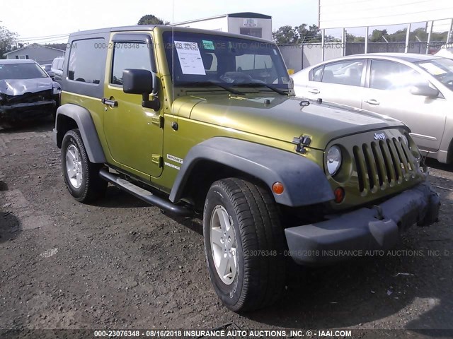 1J4AA2D18AL226443 - 2010 JEEP WRANGLER SPORT მწვანე ფოტო 1