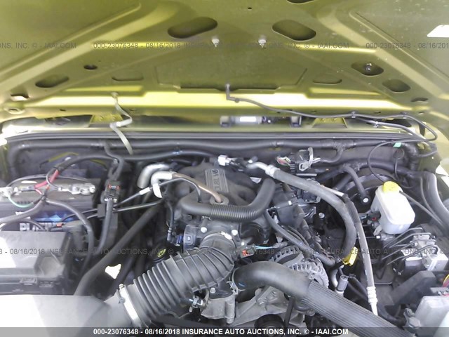 1J4AA2D18AL226443 - 2010 JEEP WRANGLER SPORT მწვანე ფოტო 10