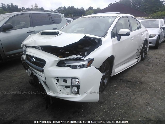 JF1VA1L64H9825772 - 2017 SUBARU WRX LIMITED WHITE photo 2