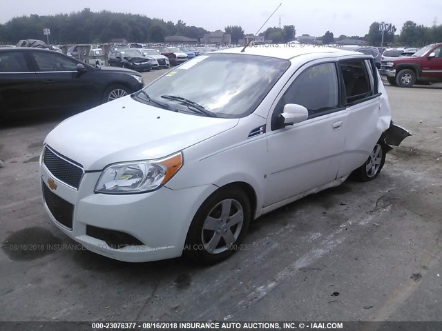 KL1TD66E59B307342 - 2009 CHEVROLET AVEO LS/LT 白色 照片 2