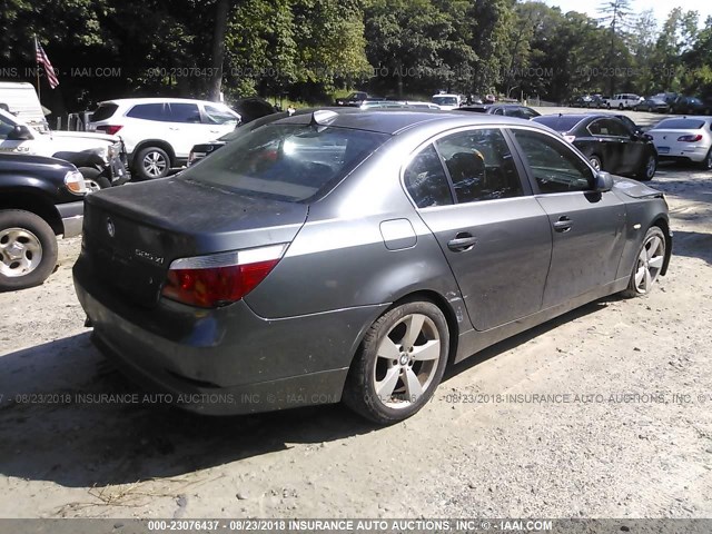 WBANF33586CS36302 - 2006 BMW 525 XI Grau Foto 4