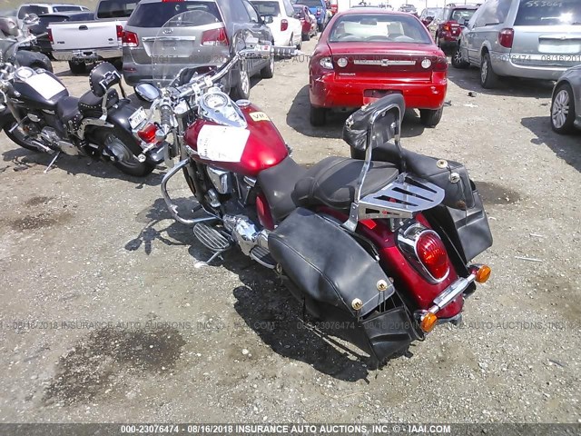 JKBVNME177A002015 - 2007 KAWASAKI VN2000 E 红色 照片 3