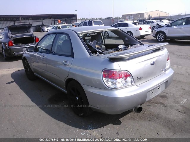 JF1GD61627G523276 - 2007 SUBARU IMPREZA 2.5I SILVER photo 3