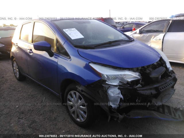 3N1CE2CP1FL353655 - 2015 NISSAN VERSA NOTE S/S PLUS/SV/SL/SR BLUE photo 1