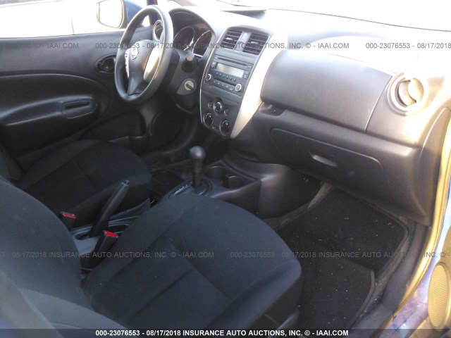 3N1CE2CP1FL353655 - 2015 NISSAN VERSA NOTE S/S PLUS/SV/SL/SR BLUE photo 5