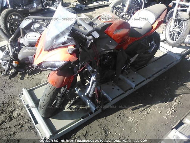 JKAEXEJ18HDA02182 - 2017 KAWASAKI EX650 J ნარინჯისფერი ფოტო 2