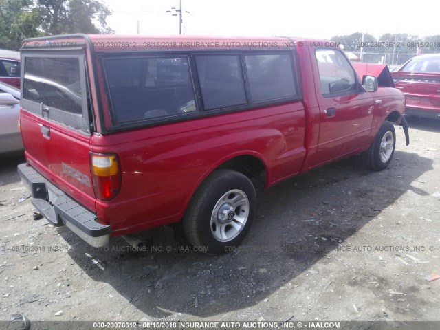 4F4YR12D16PM05354 - 2006 MAZDA B2300 RED photo 4