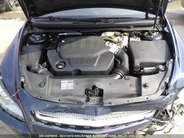 1G1ZE5E73A4158170 - 2010 CHEVROLET MALIBU LTZ 蓝色 照片 10