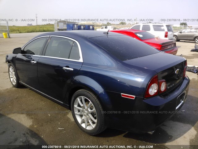 1G1ZE5E73A4158170 - 2010 CHEVROLET MALIBU LTZ 蓝色 照片 3