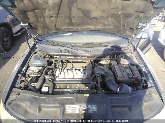 1LNHM97V01Y666562 - 2001 LINCOLN CONTINENTAL  BLUE photo 10